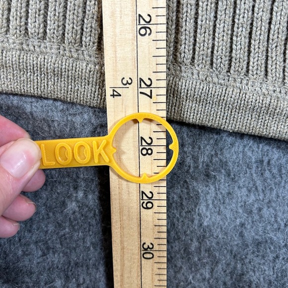 Eddie Bauer All Terrain Sweater Legend 4 Gen Mens Ribbed Crewneck Sweater XL Tan - Picture 7 of 7